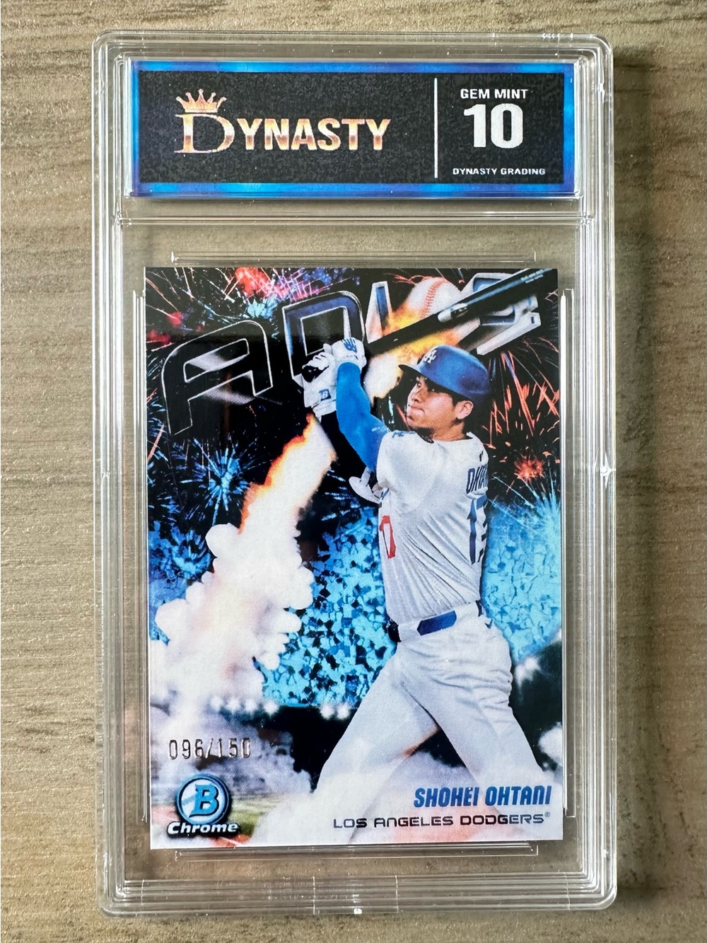 Shohei Ohtani 96/150 2025 Topps #AD-17 “Adios” Gem Mint 10 Novelty Baseball Card